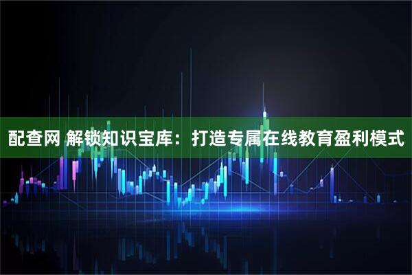 配查网 解锁知识宝库：打造专属在线教育盈利模式